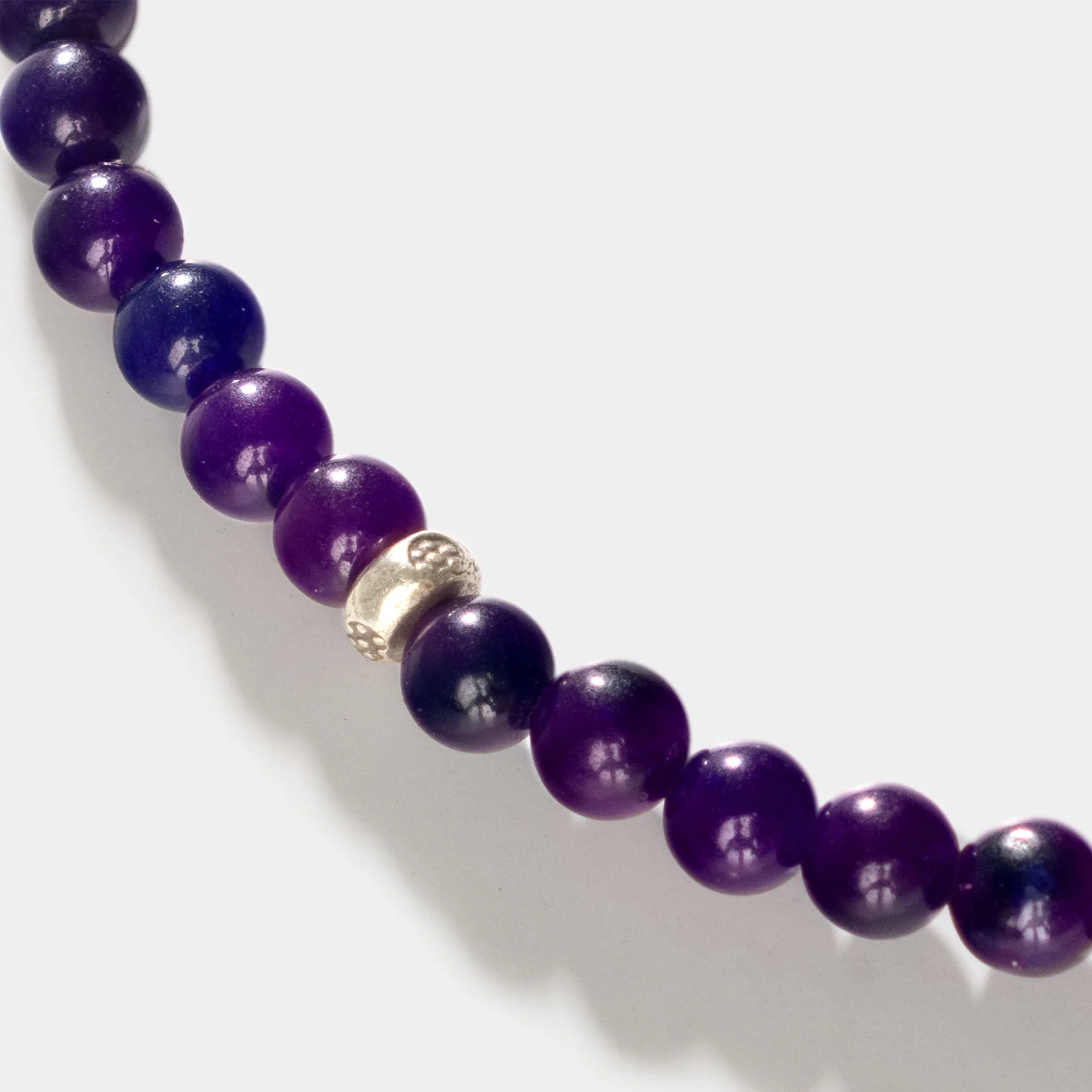 Blossom Glance - Jade and Silver Bracelet - Image 3
