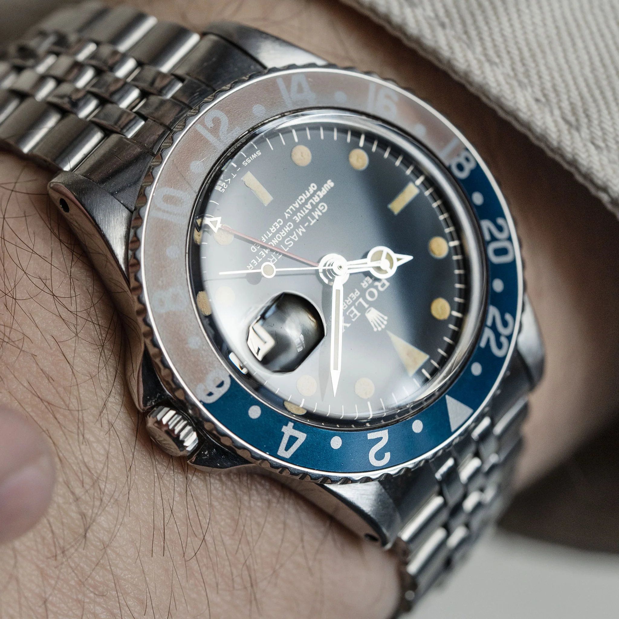 Rolex GMT-Master Ref 1675 Gilt Dial Pointed Crown Guard - Image 11