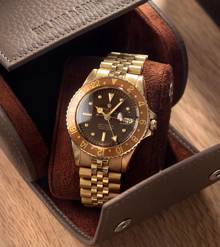 Rolex GMT Master Yellow 1675 Gold Brown Dial - Image 12