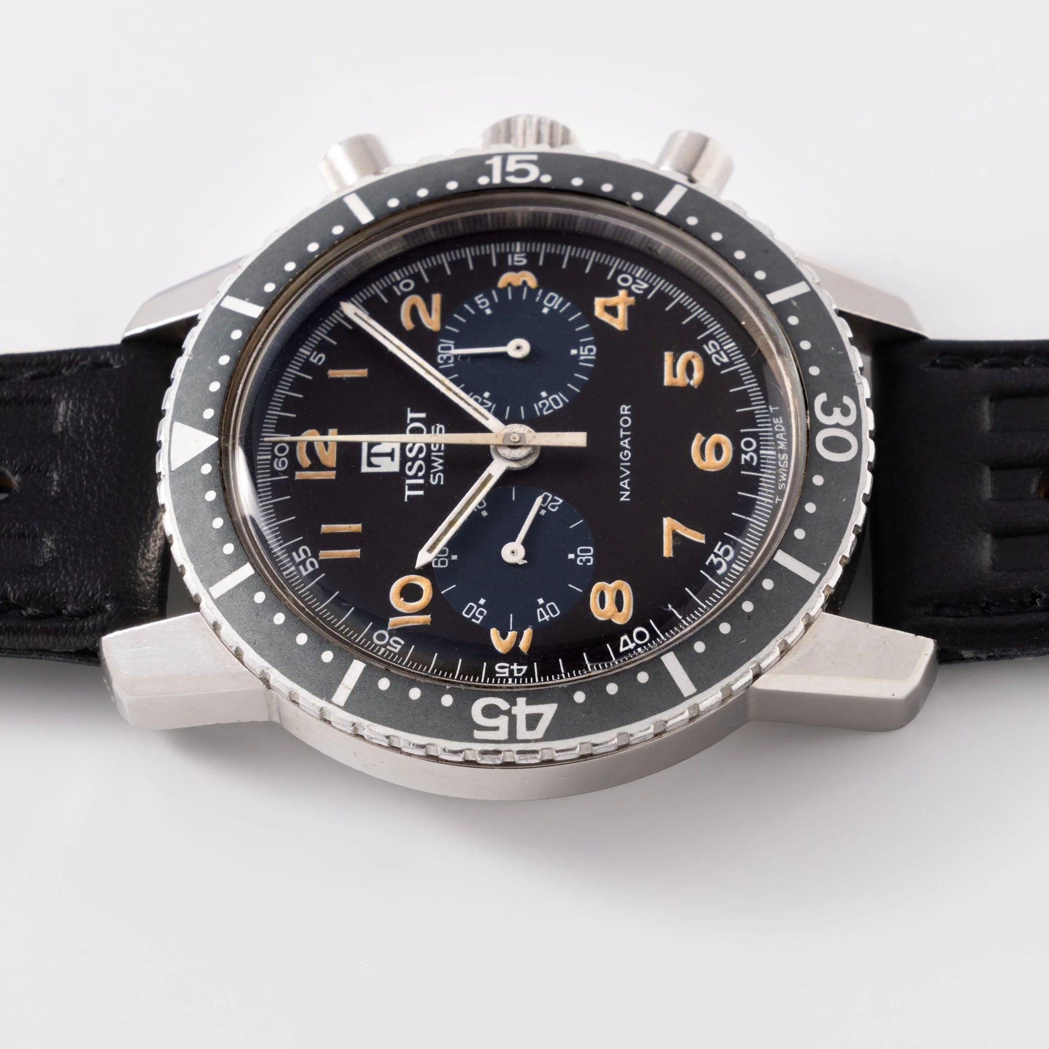 Tissot Navigator Chronograph Lemania Movement Ref 817 - Image 8