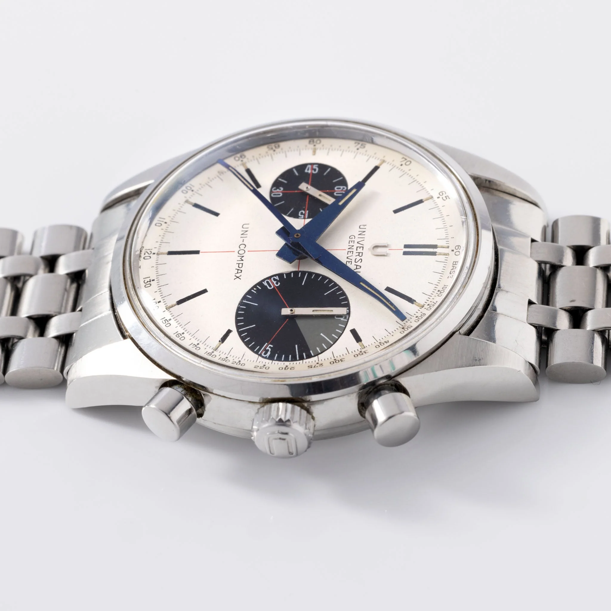 Universal Geneve Uni-Compax 884100/02 "Big Eye" White Dial - Image 7